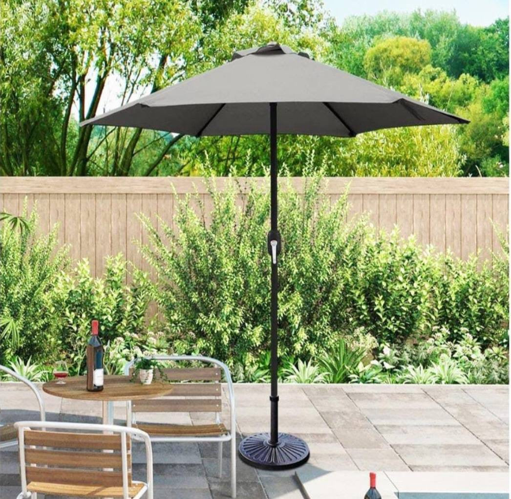 Grey Patio Umbrella Base Stand