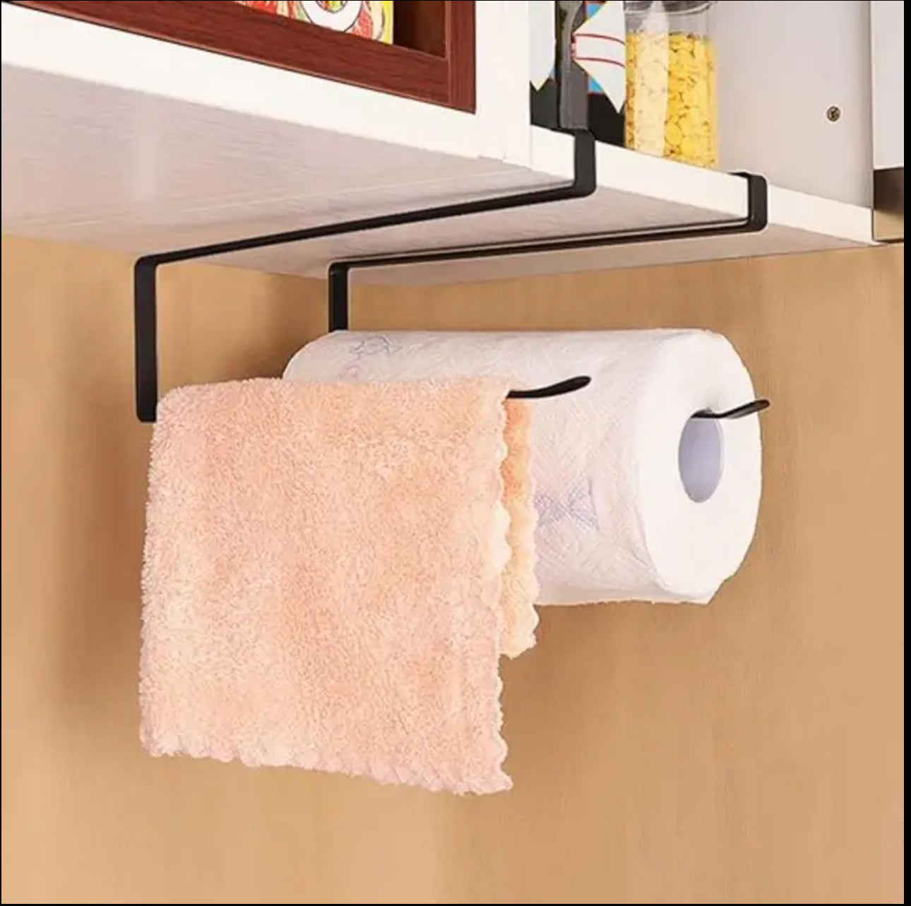 under shelf paper kitchen towel holder