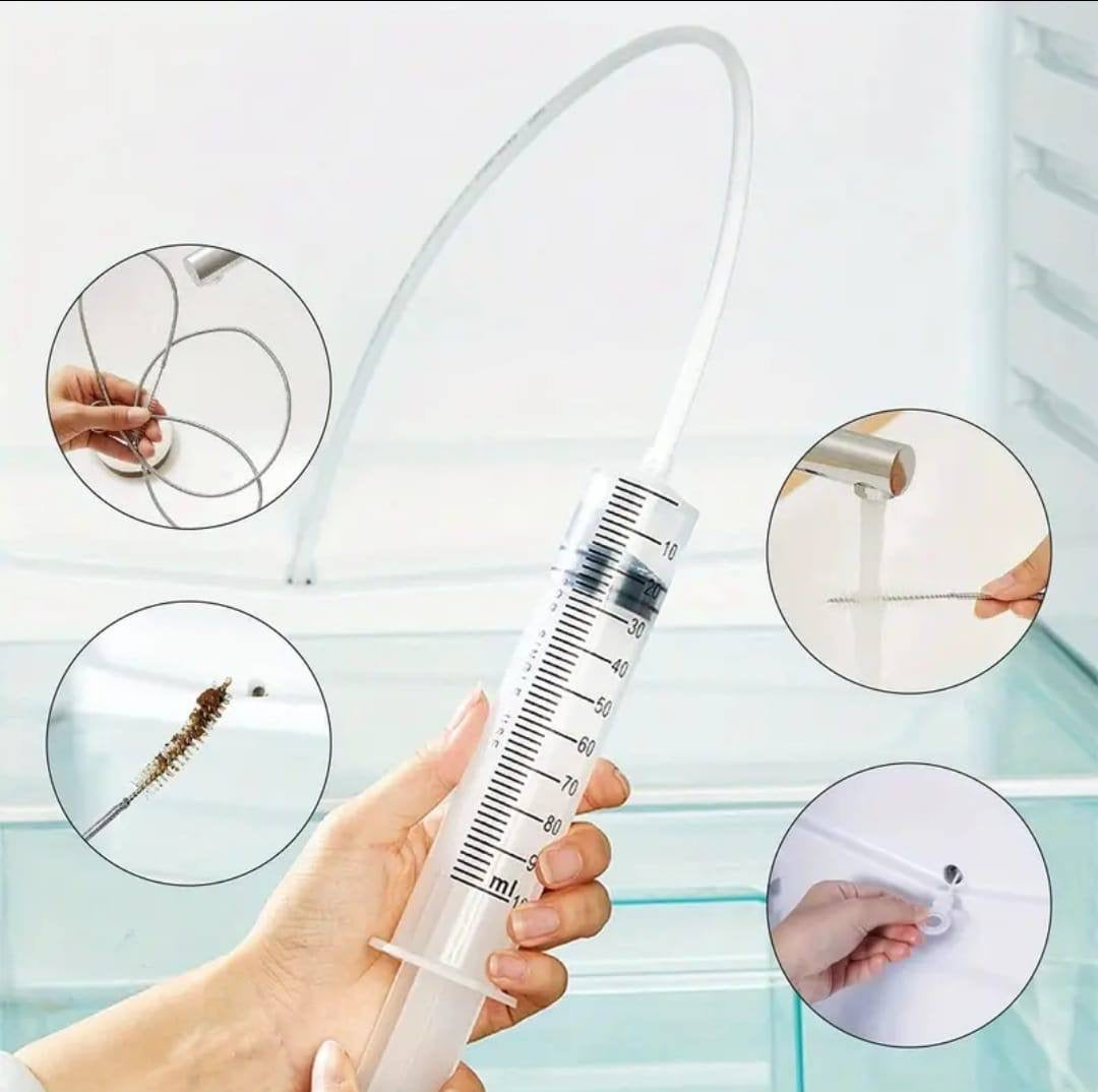 5pcs Refrigerator Drain Clog Remover Kit