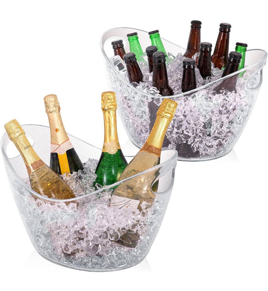 Large capacity ice bucket