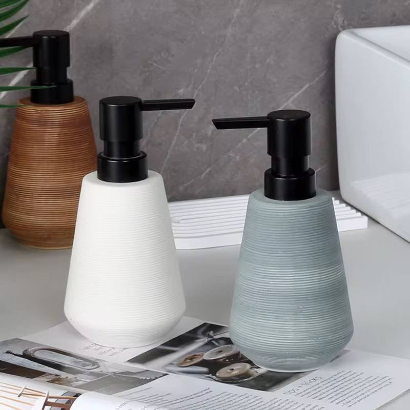 Ceramic soap dispenser