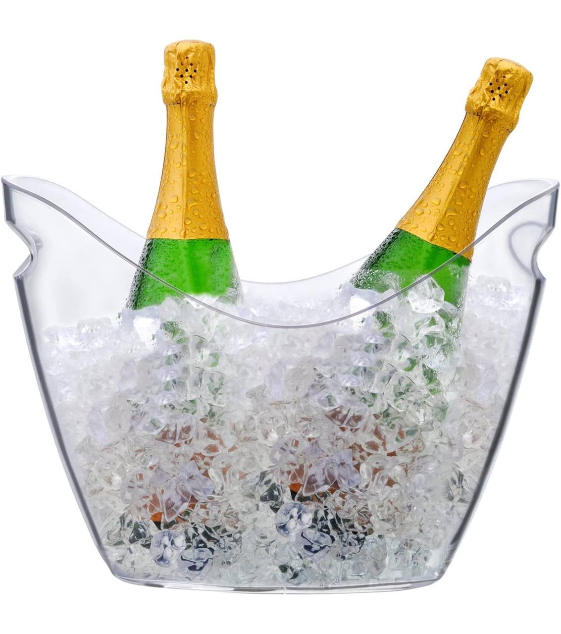 Large capacity ice bucket