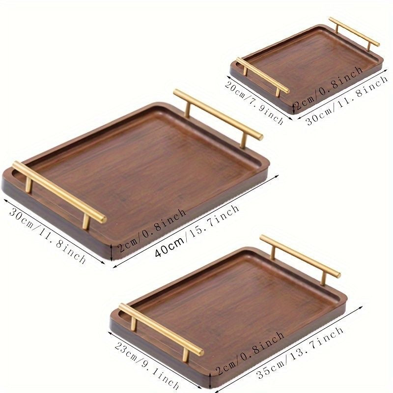 3pcs Eco friendly bamboo Trays