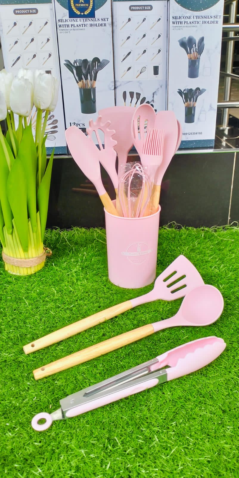 12pcs Silicon spoon set