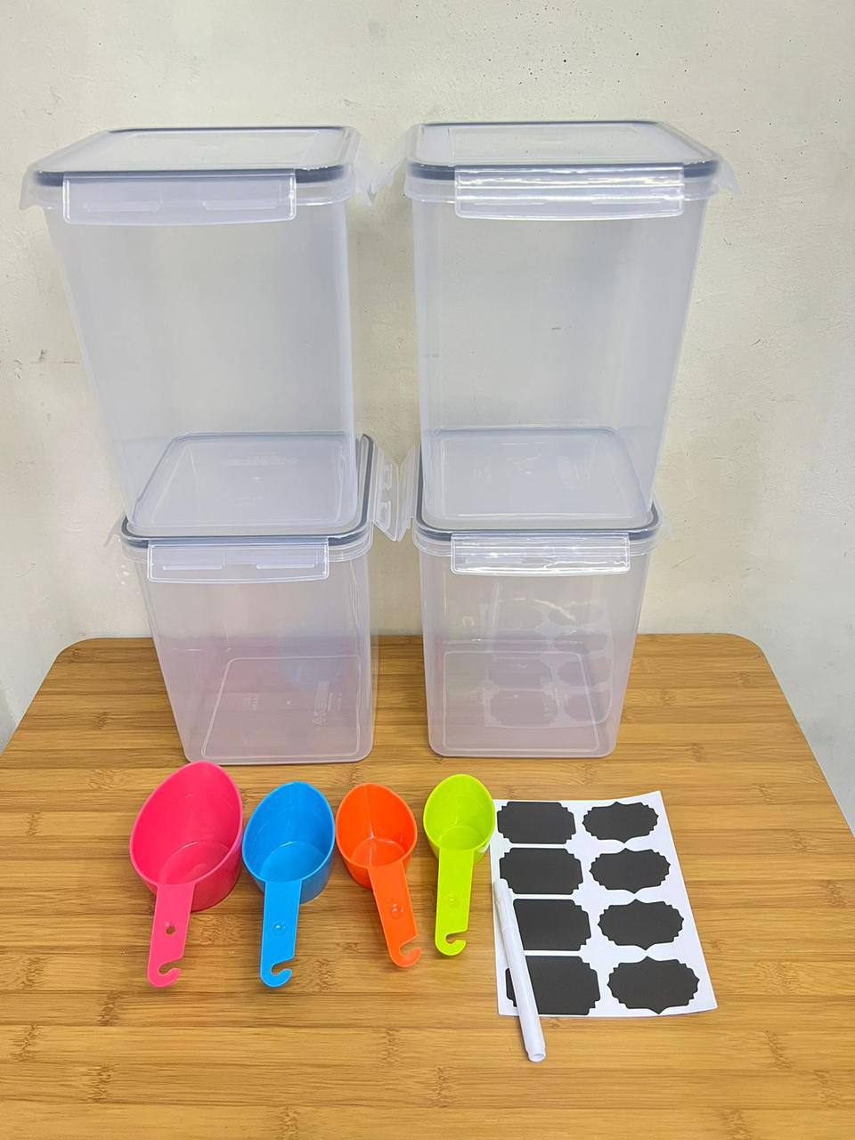 4pcs BPA-Free Airtight Food Storage