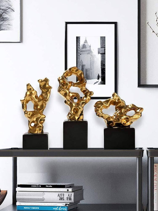 Nordic Creative Geometric Modern Hollow Sculpture
