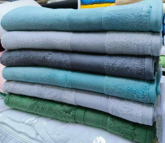 colored  cotton towels