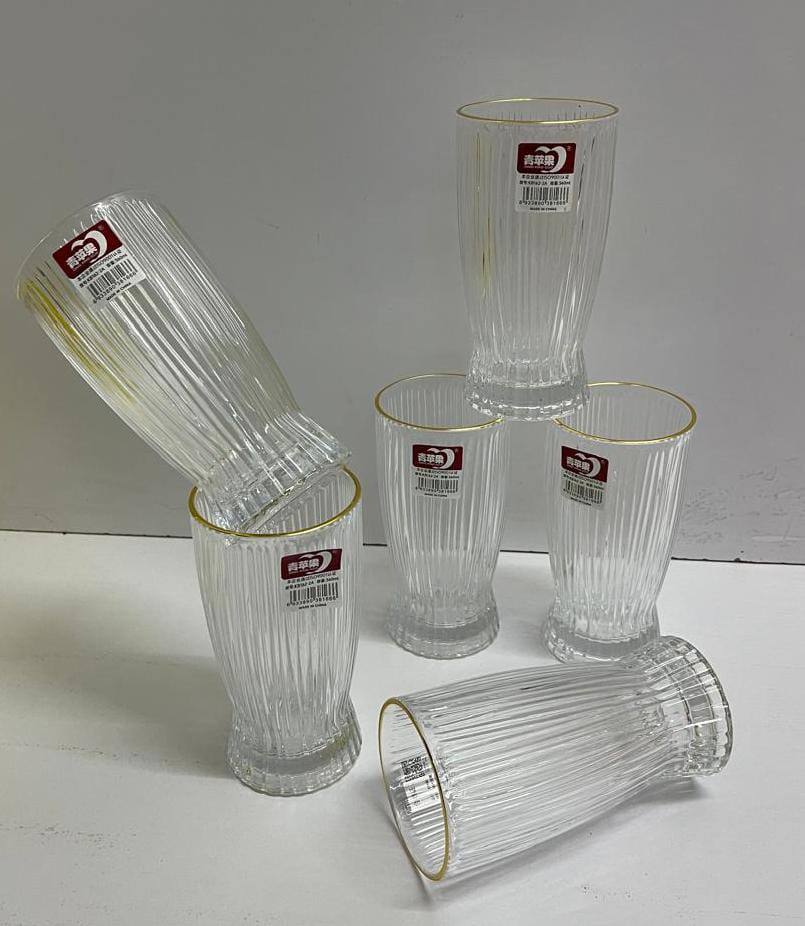 High quality borosilicate water,juice  glasses