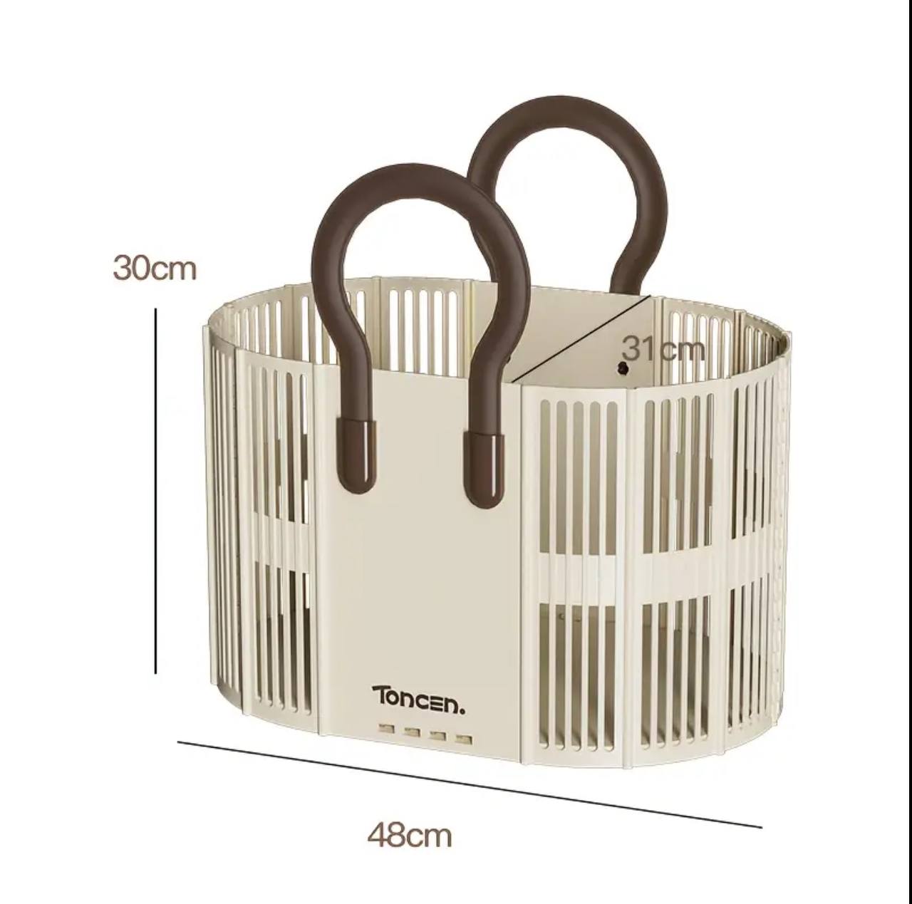 Foldable laundry / Toy Basket with Handle