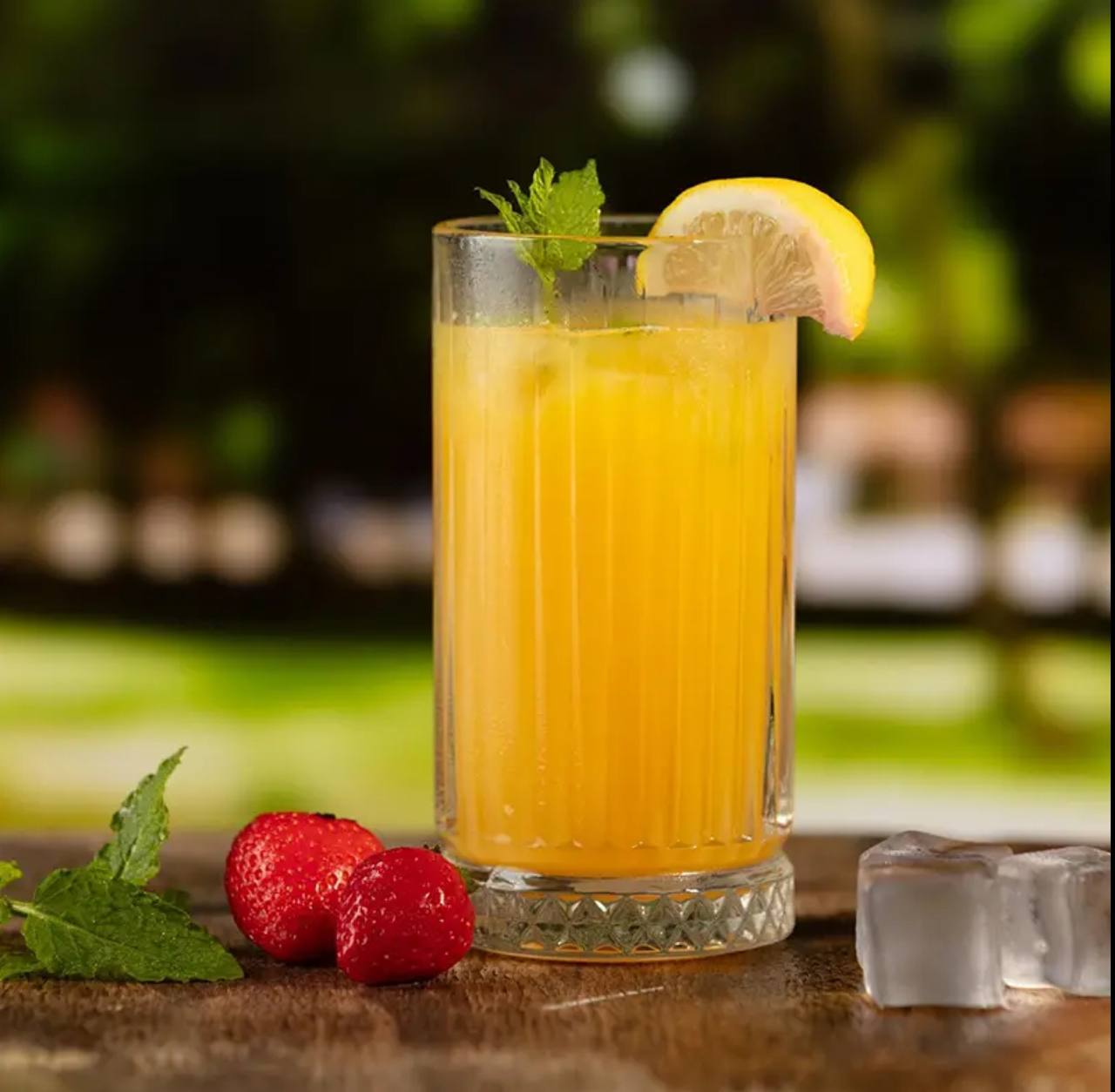 6pc HIGHBALL Ribbed drinkware glass
