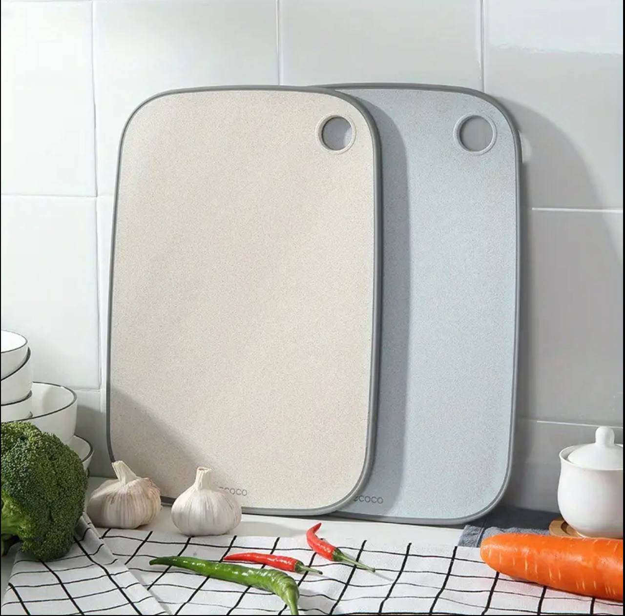 Eco friendly natural straw cutting board / chopping board