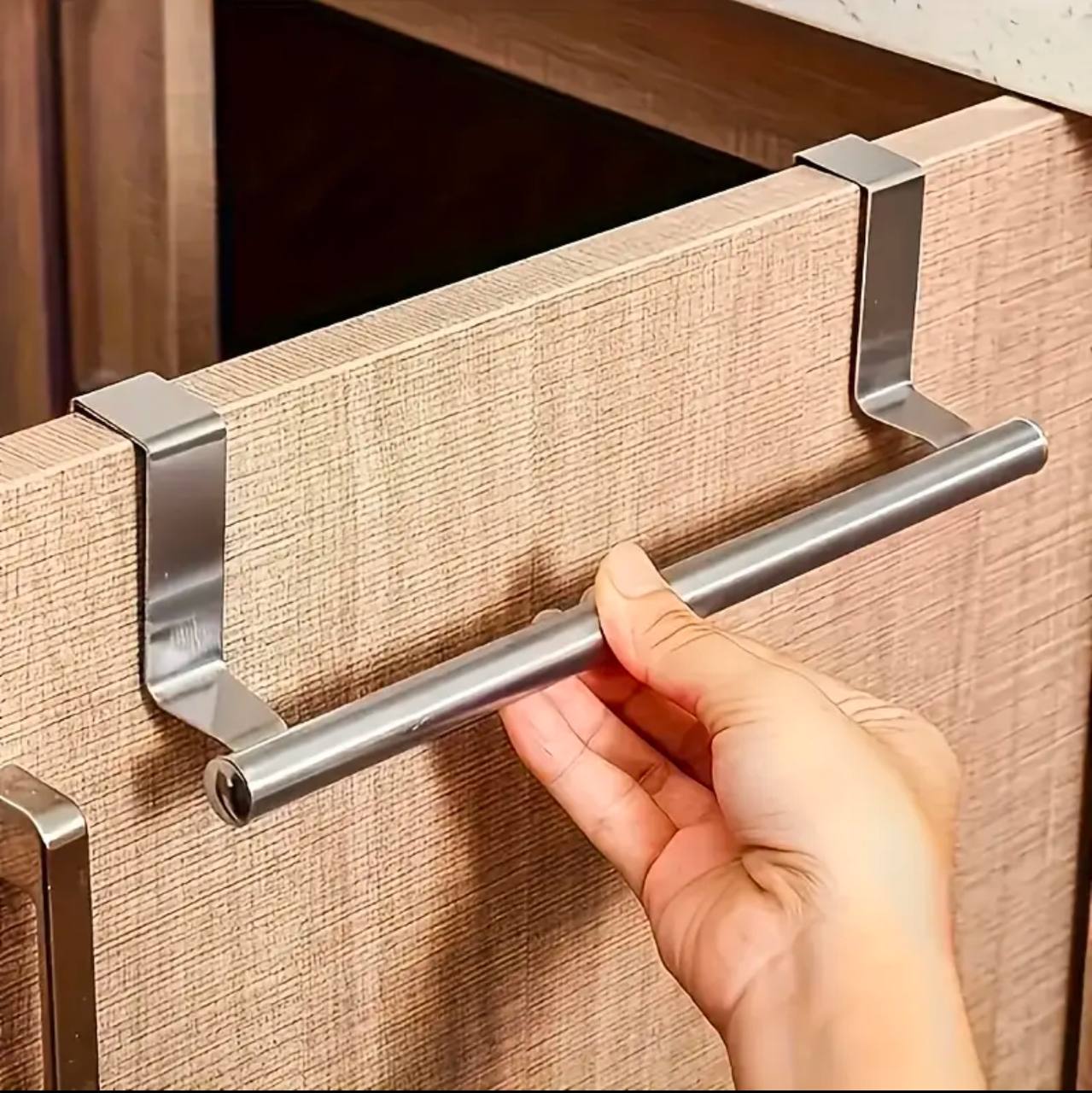 Stainless Steel Kitchen cabinet door storage rack