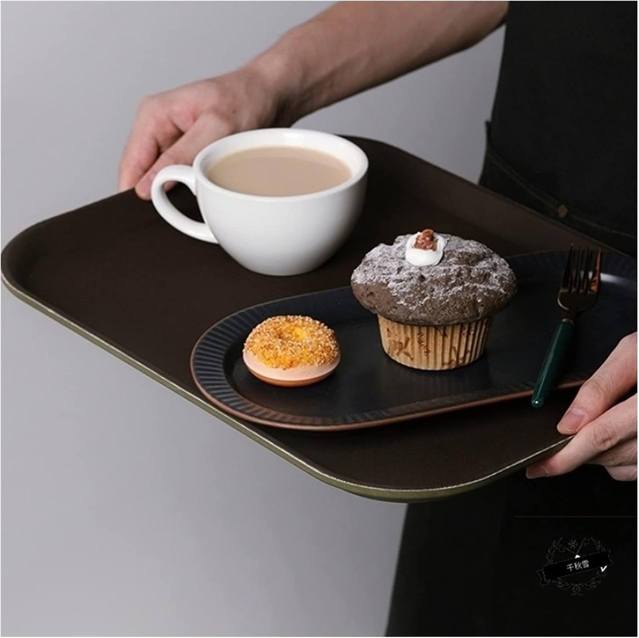 Antislip Rectangle serving Tray's