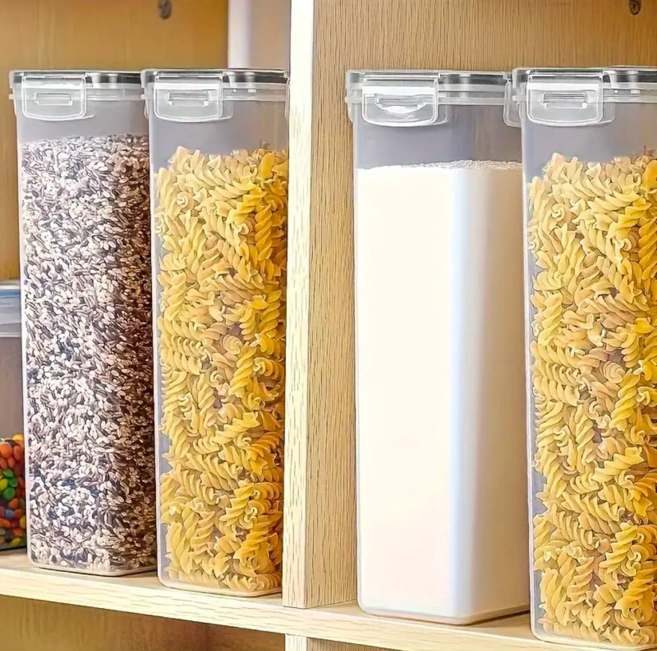 4pcs BPA-Free Airtight Food Storage Containers