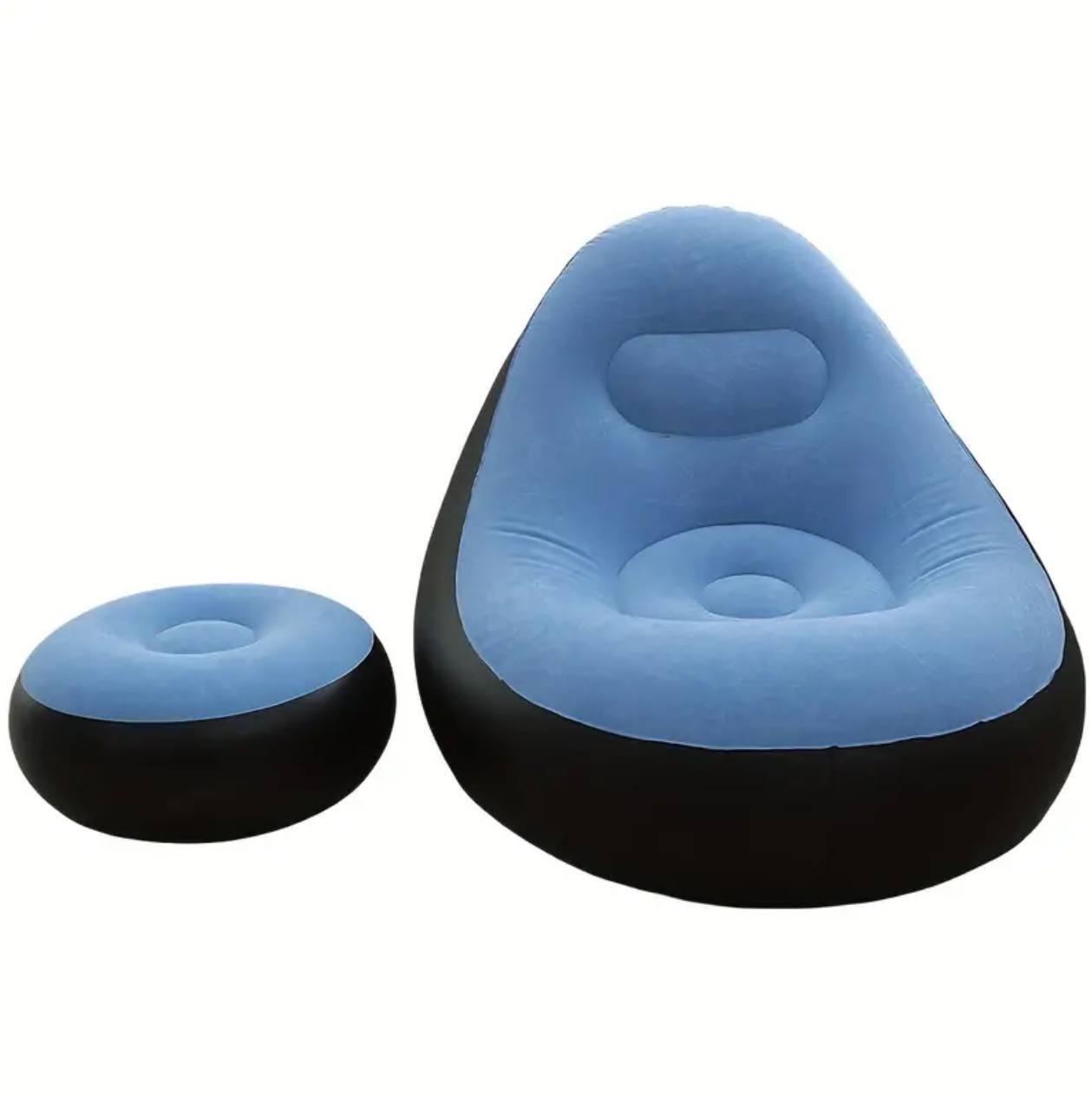 Inflatable Lazy Sofa with foot step