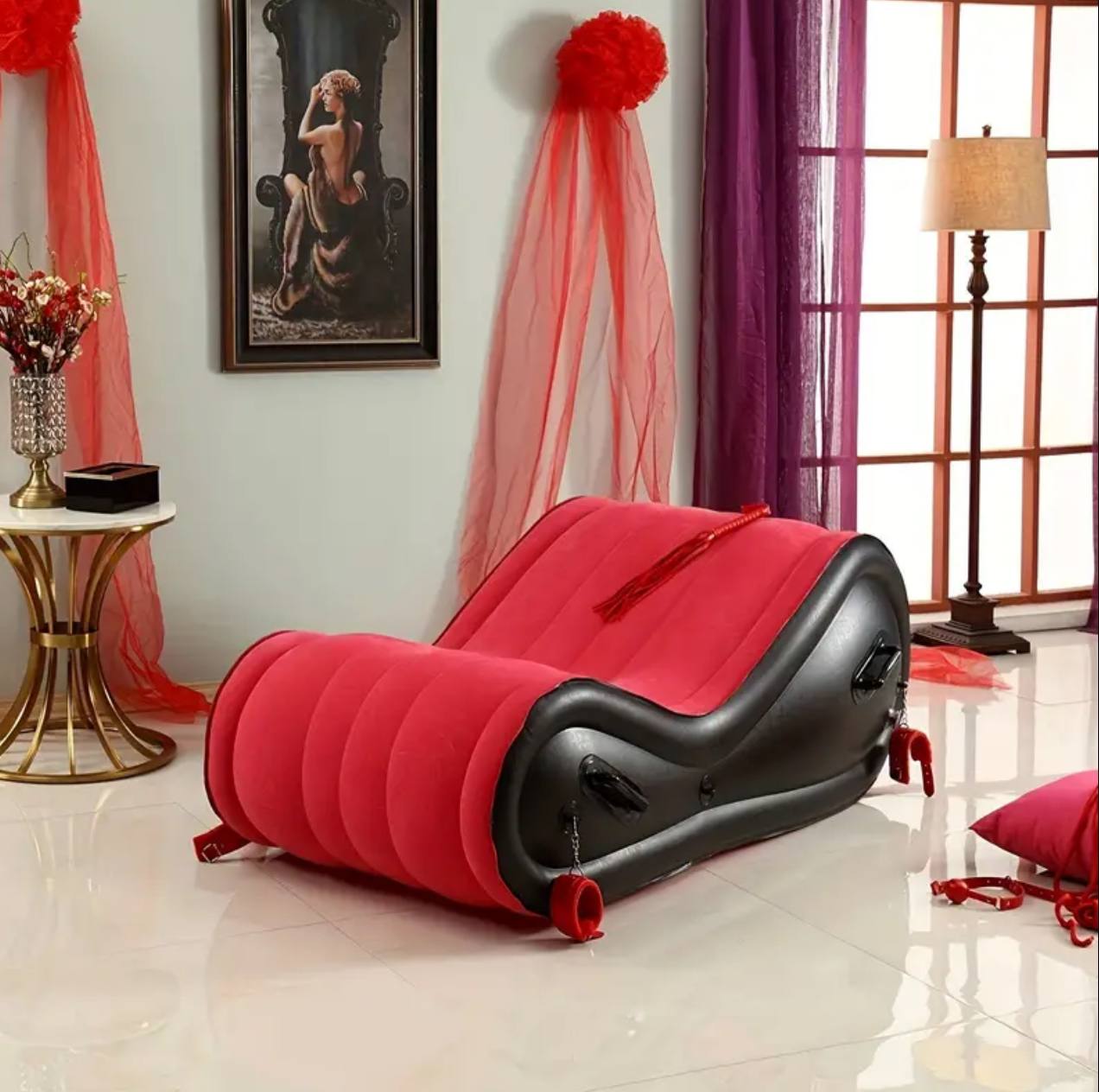 Multi-Purpose Inflatable Sex Lumbar Cushion