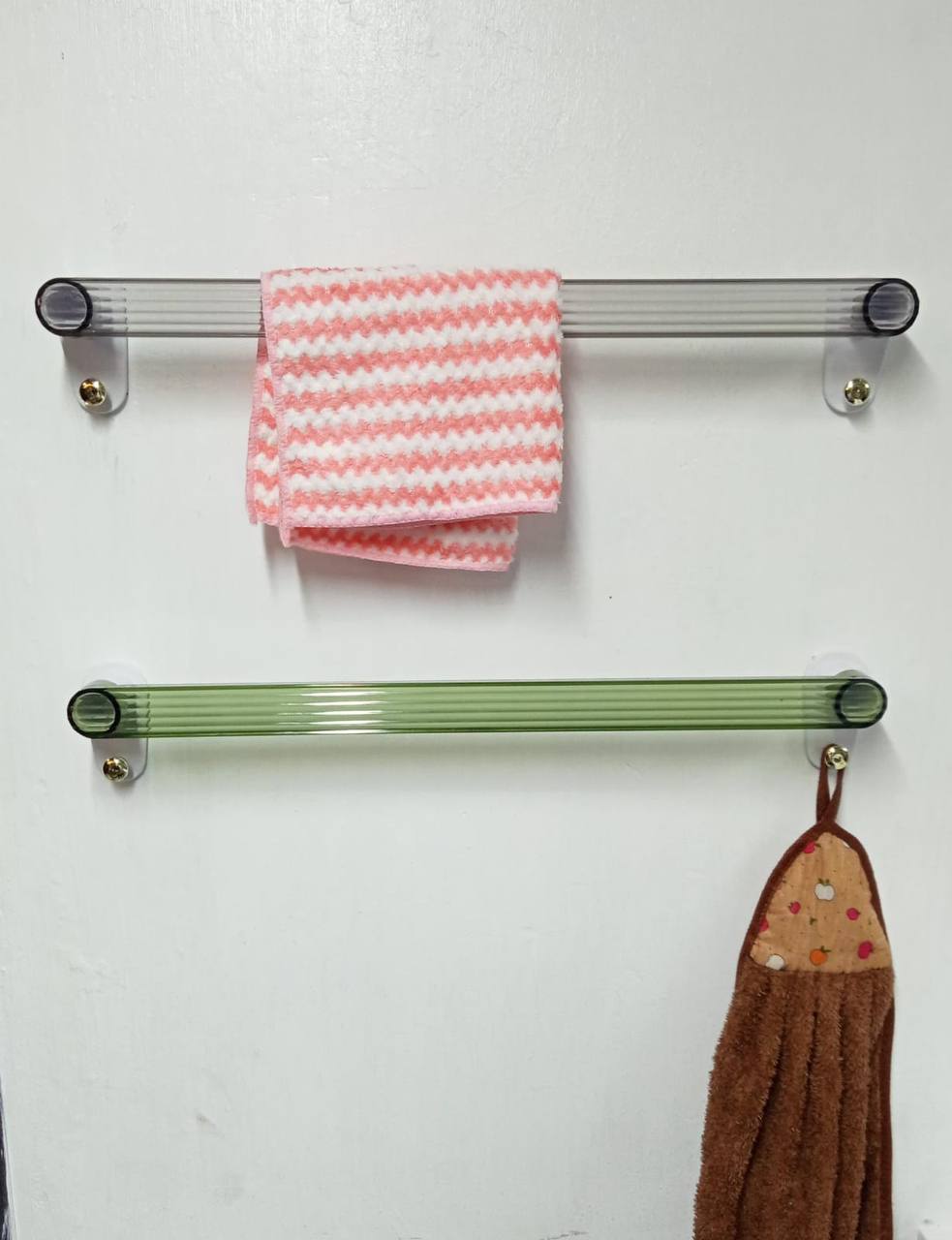 54cm self adhesive Double Pole Towel Holder, Towel Rack