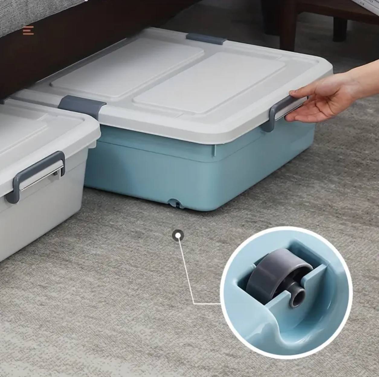Underbed storage Organizer*
With Wheels