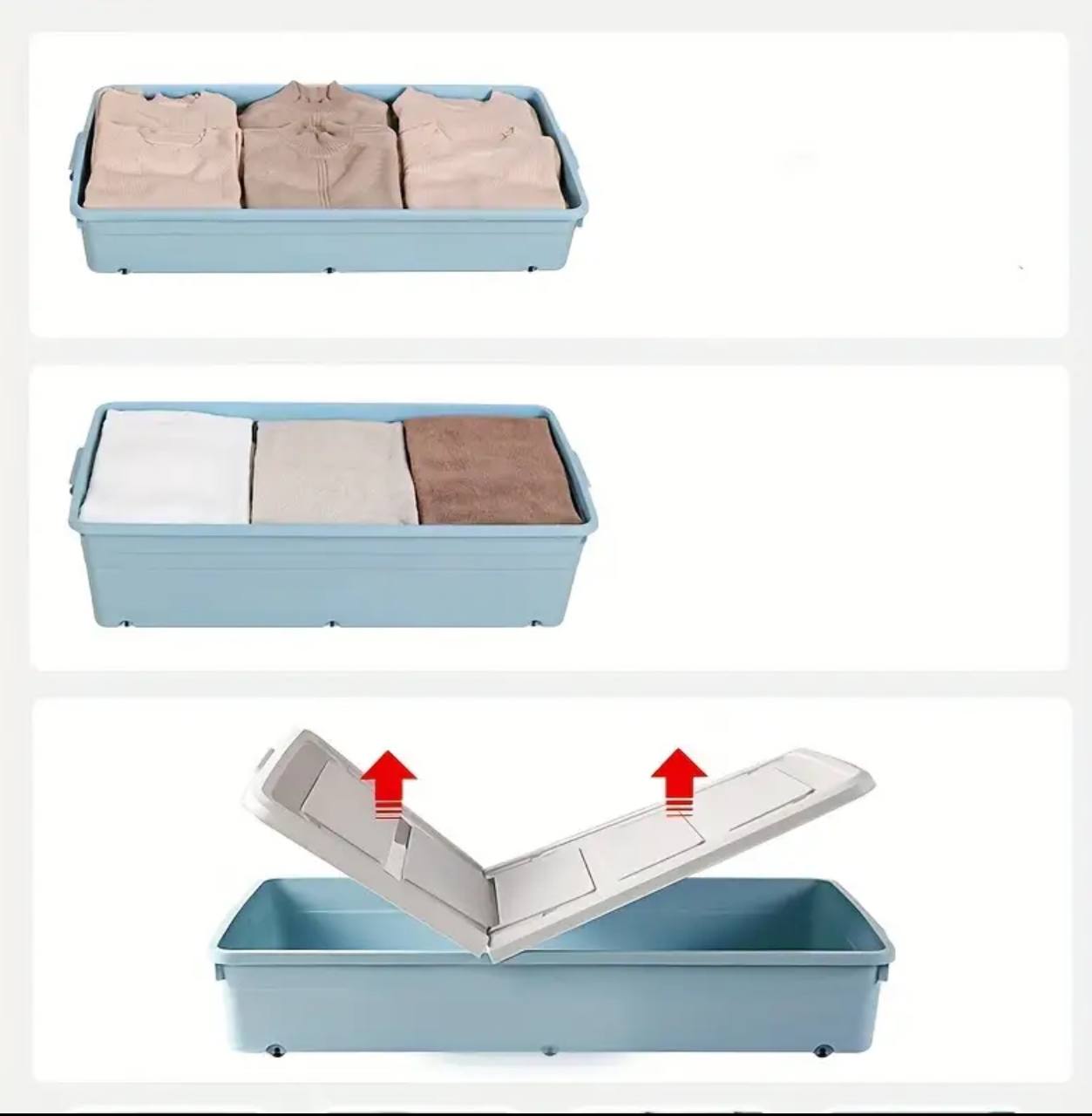 Underbed storage Organizer*
With Wheels