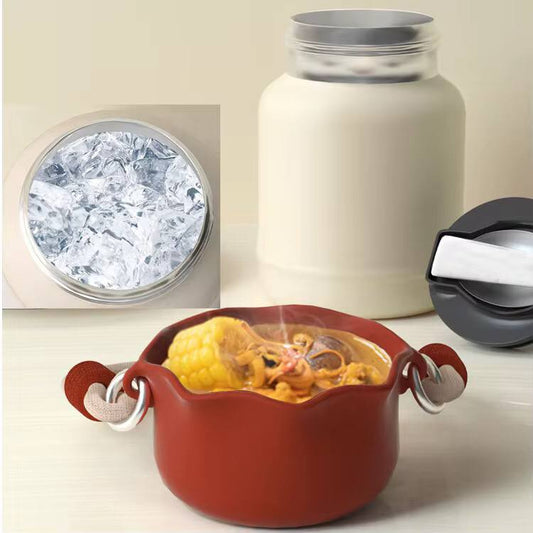 Very high quality 680ml Happy Every Day insulated food flask