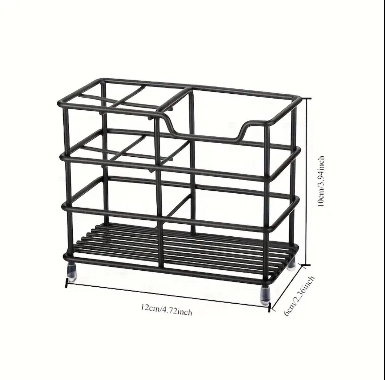 Metallic simple multipurpose organizer.