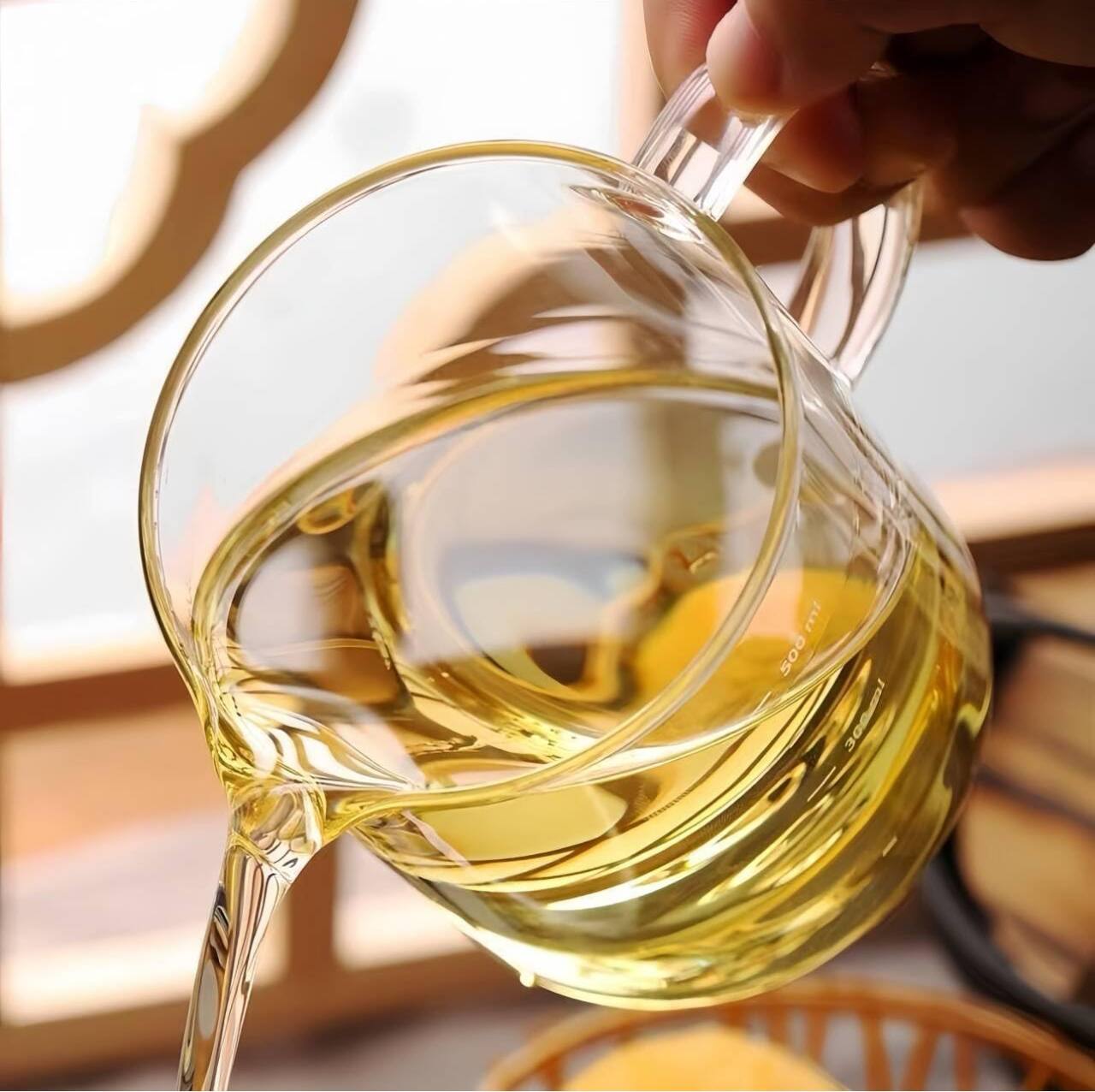 High borosilicate glass oil jar / filter