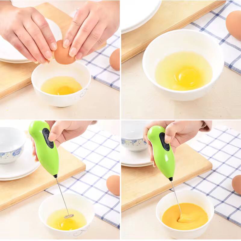 Mini whisk mixer, coffee,milk, eggs
