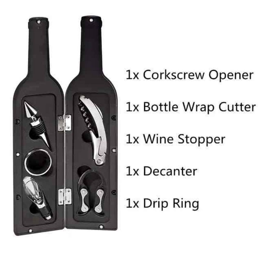 Wine Accessories set 
In a Bottle