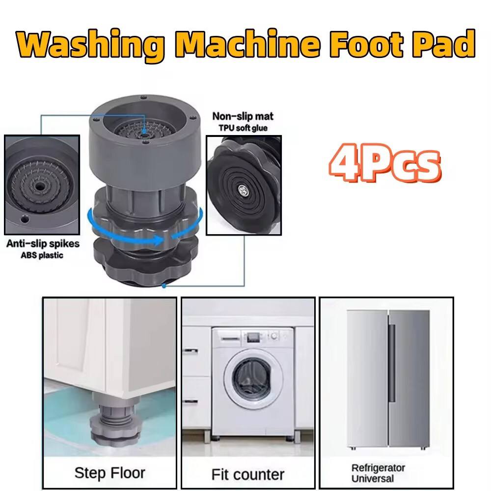 Heavy duty antivibration pads 
Adjustable