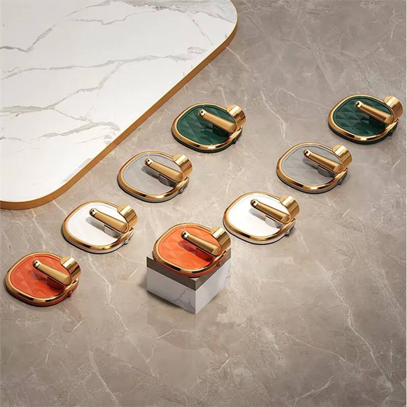 Luxury punch free multifunctional wall hooks