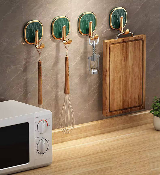 Luxury punch free multifunctional wall hooks