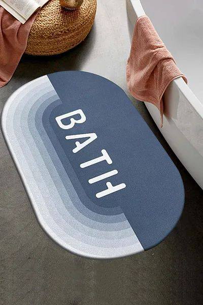 Super Absorbent oval rubber Mat