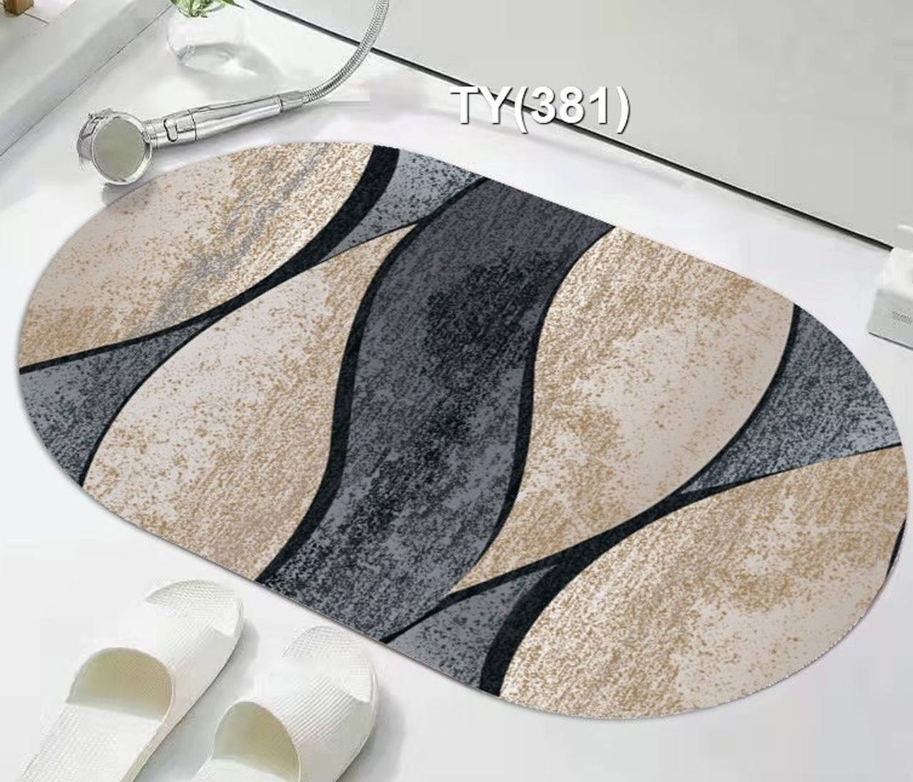 Super Absorbent oval rubber Mat