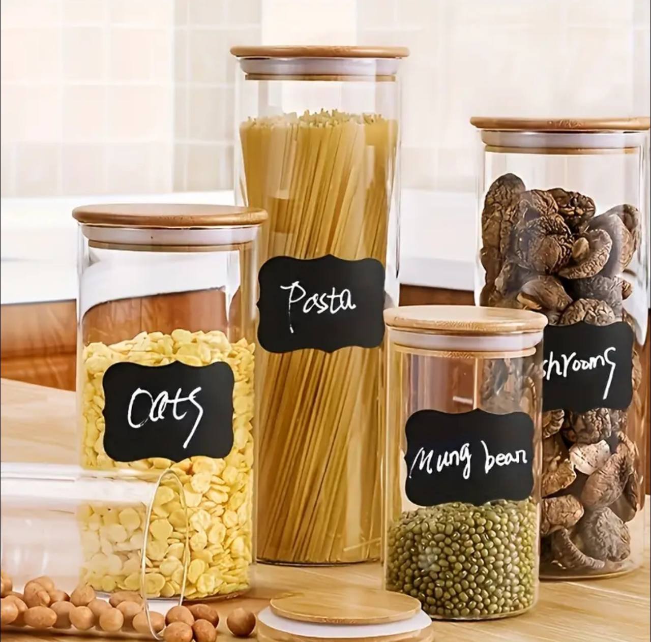 Pantry stickers/labels 
56 pcs +pen.