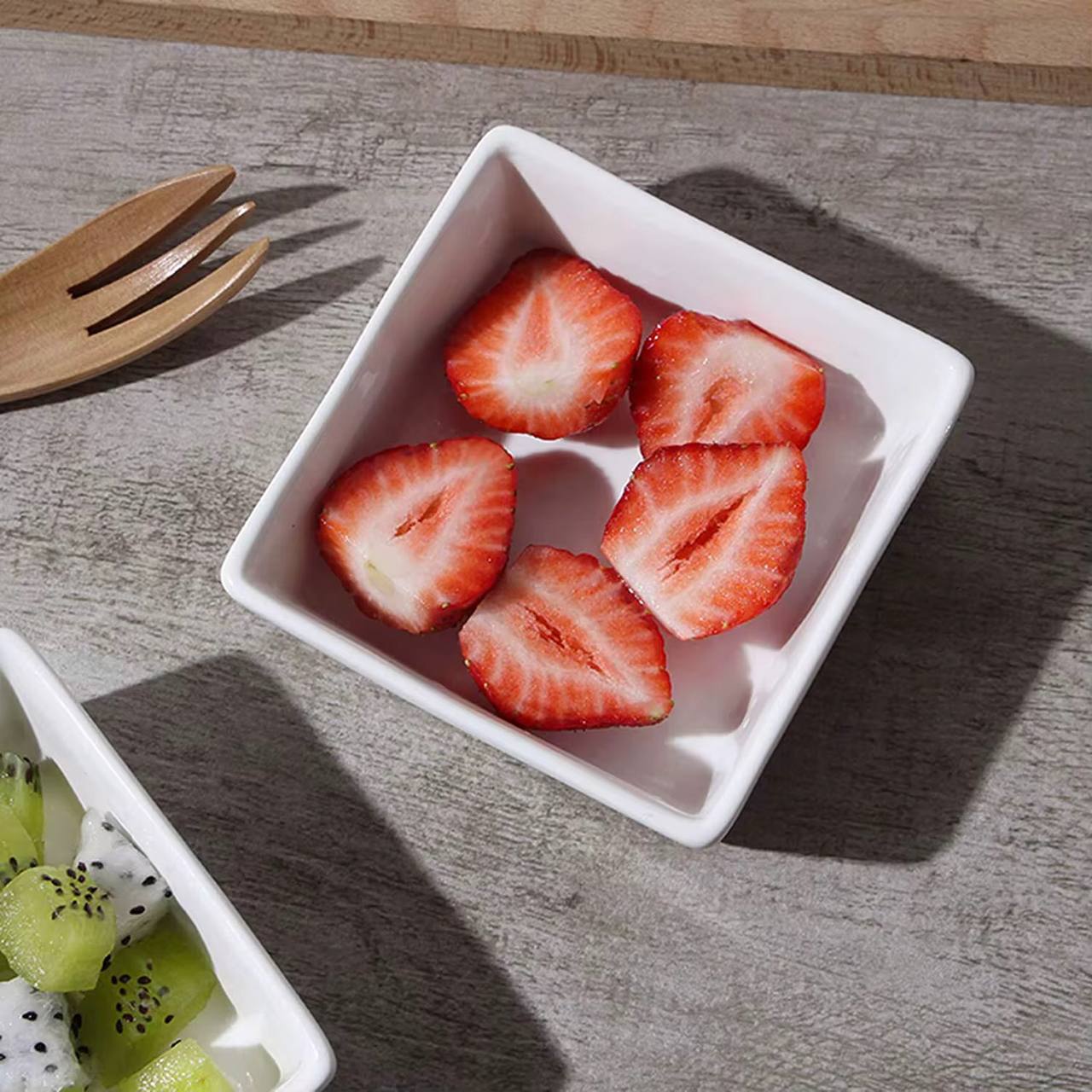 Double Square Bowl