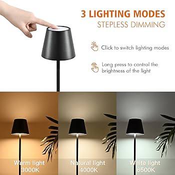 Rechargeable LED DESK LAMP with 3 light modes