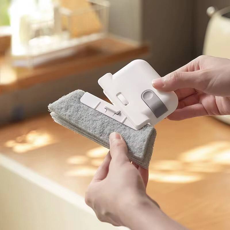 Creative multilayered groove cleaning double sided brush