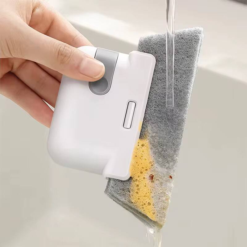 Creative multilayered groove cleaning double sided brush
