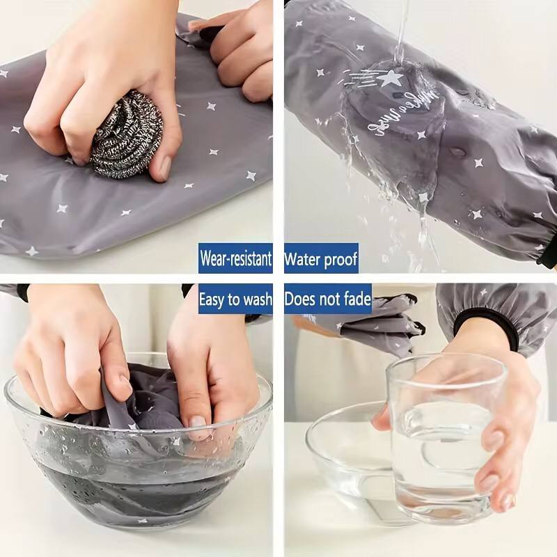 Dish washing waterproof hand arm covers