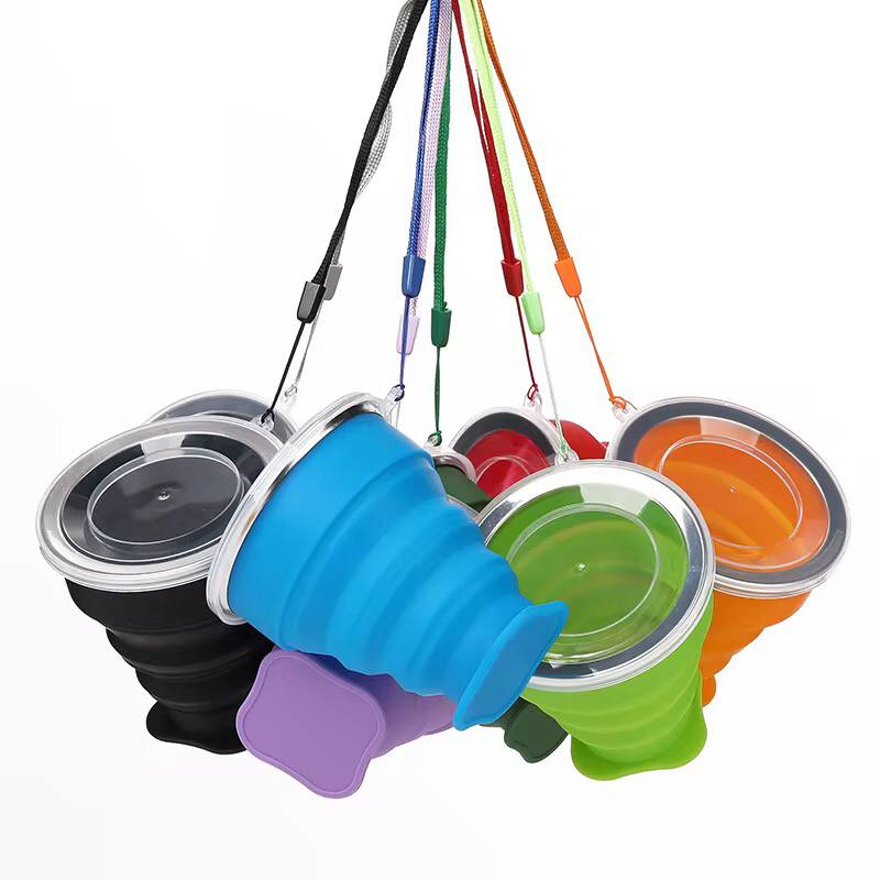 Foldable  Sillicon travelling Cup
