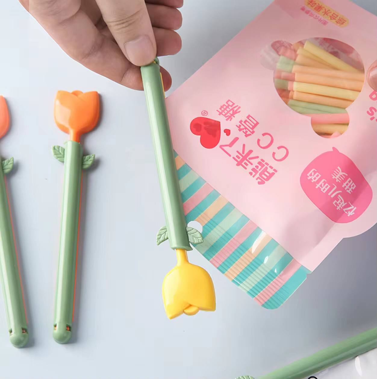 Magnetic Tulip Fridge Food Storage Clips