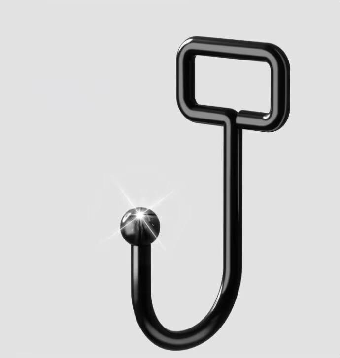 Black transparent multipurpose adhesive hooks