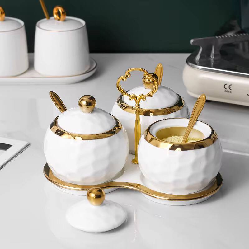Nordic Ceramic Household Kitchen Seasoning Jars