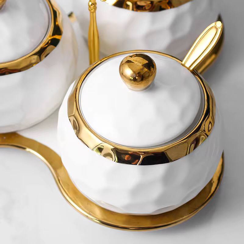 Nordic Ceramic Household Kitchen Seasoning Jars
