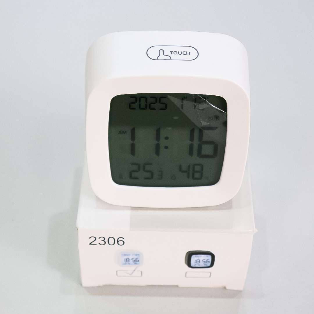 Portable Battery Operated LCD Digital Clock