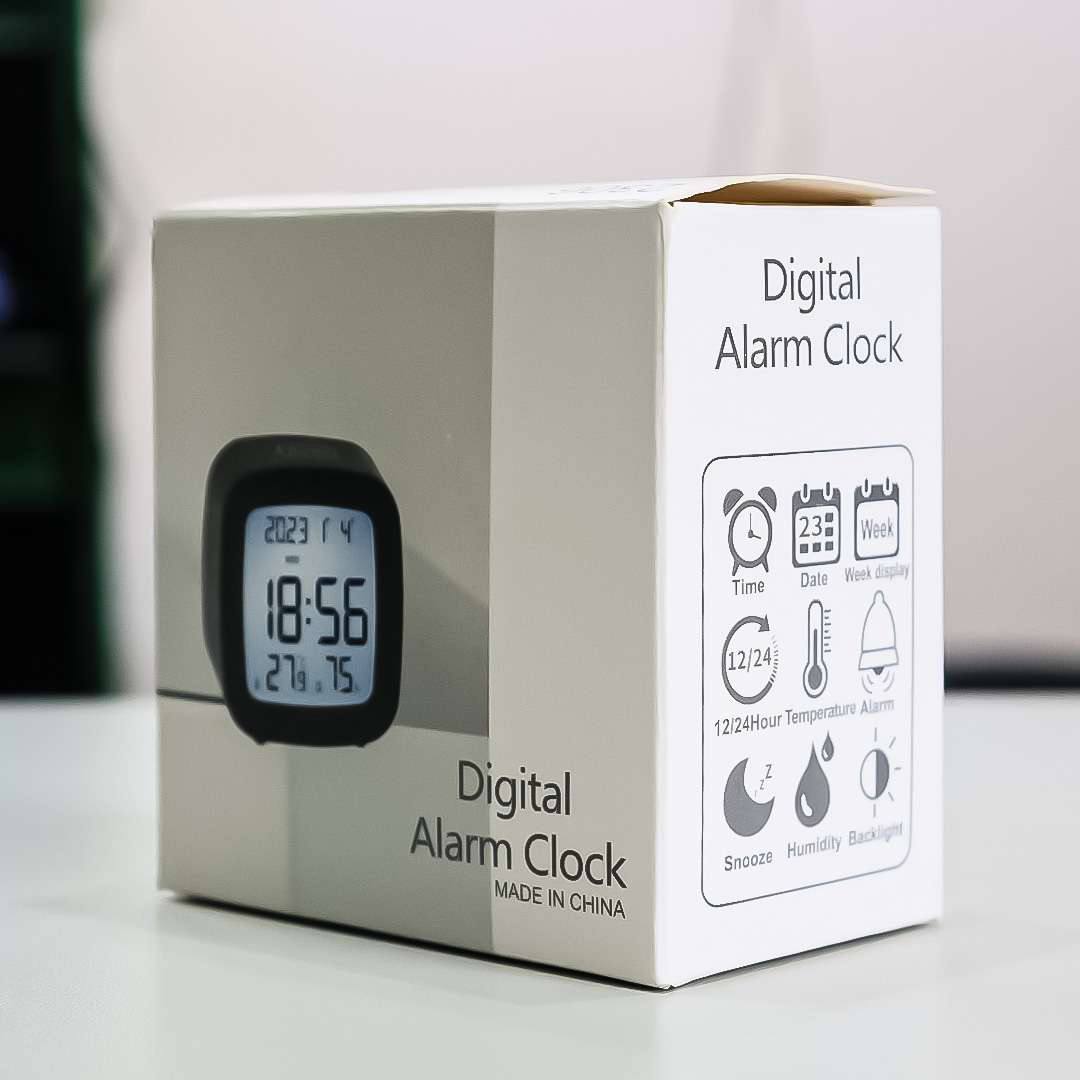 Portable Battery Operated LCD Digital Clock