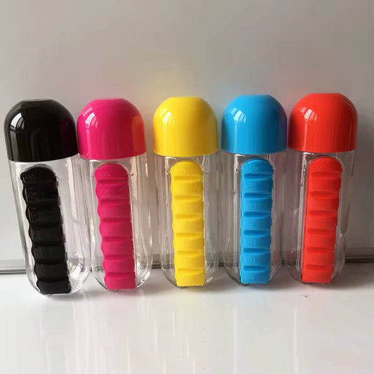 Pill organizer bottle