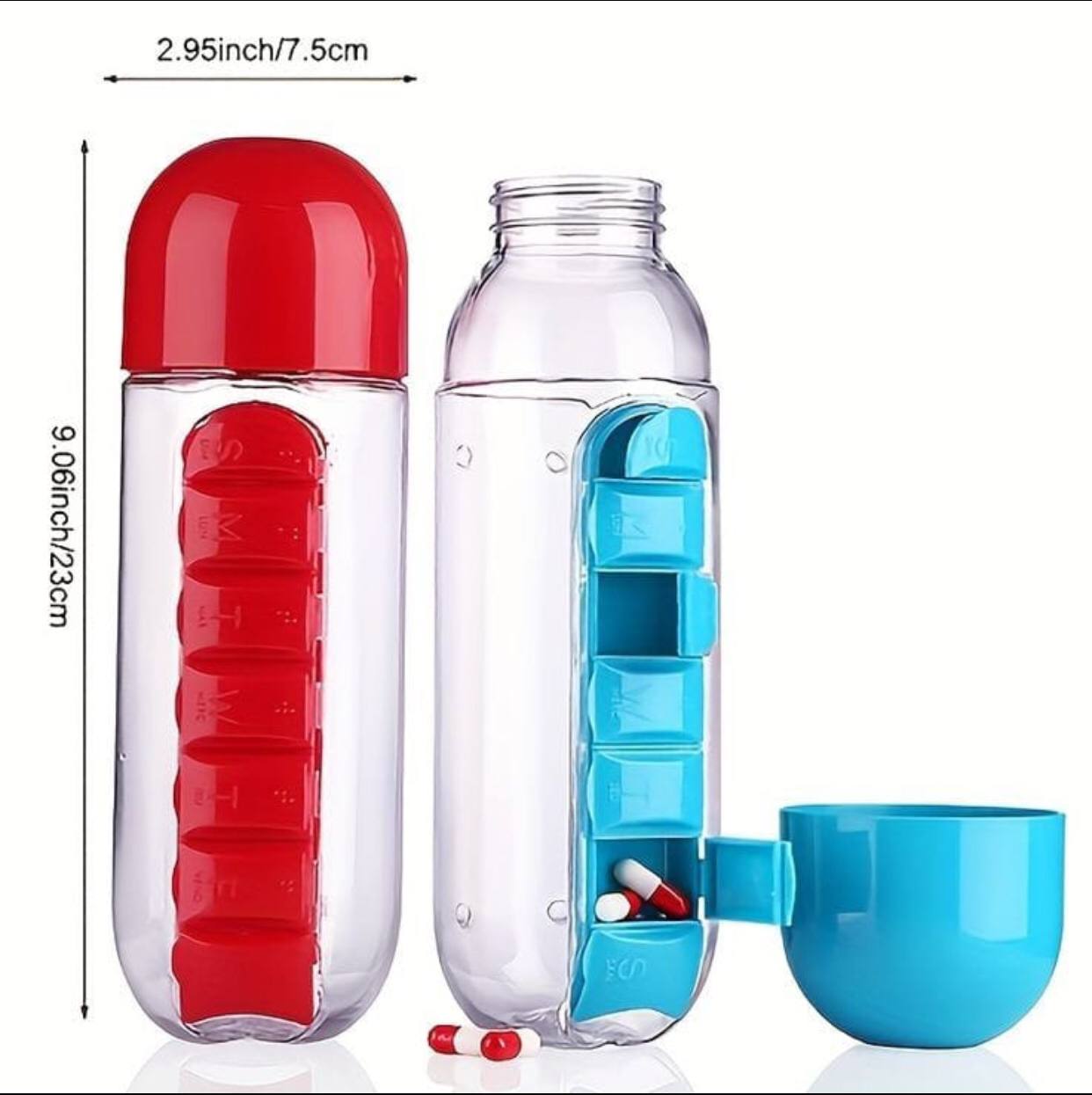 Pill organizer bottle