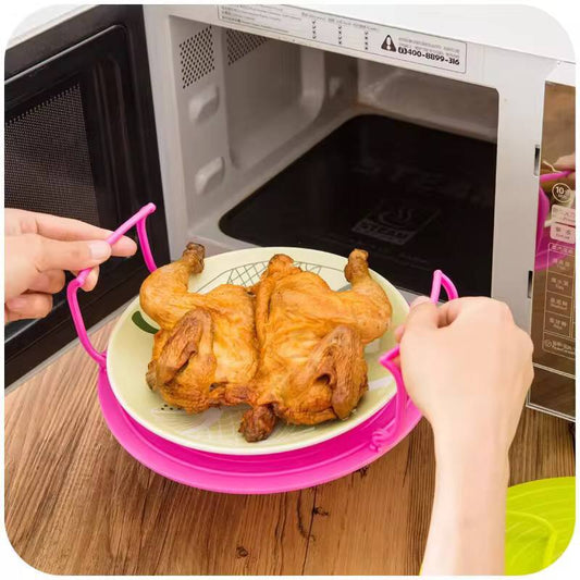 Multifunctional serving tray, or fridge/ Microwave placement rack organizer