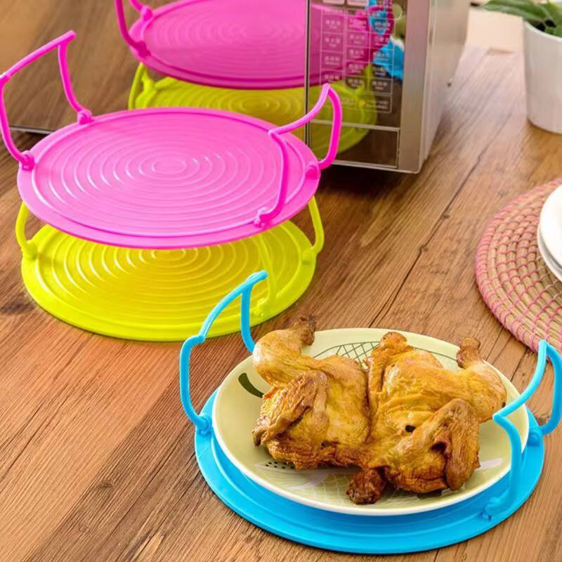 Multifunctional serving tray, or fridge/ Microwave placement rack organizer